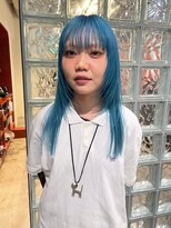 ノル 栄矢場町(nol)&nbsp;アイスブルー　ざくざくレイヤーカット！