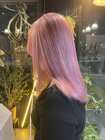 リノショアーズ 日本大通り店(RINOSHORES)&nbsp;トリプルカラーおすすめ 透明感ピンクカラー