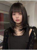 【sota】ブリーチなしのオリーブグレージュ顔まわりレイヤー