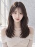 髪質改善プレミアムストレート＋カット＋カラー￥25300【2回目まで利用可】