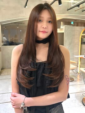 レーヴバイロンド 仙台(Reve by Lond) 仙台レイヤーカット韓国巻き前髪顔周り