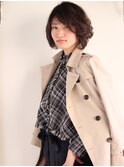 ショートフェミニンボブ♪