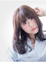 ソア 武蔵小杉(SOAR) 簡単スタイリング無造作厚めバングクラシカルカール重めスタイル