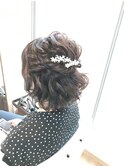 ボブハーフアップアレンジ 【ヘアアレンジ  立川/立川南/立川】