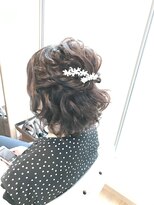 ロカット サロン(Roquat Salon)&nbsp;ボブハーフアップアレンジ 【ヘアアレンジ  立川/立川南/立川】