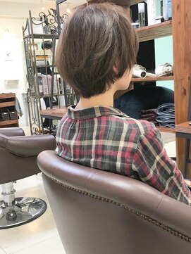 アンルポン(un.le.pont) マッシュボブワンサイドショートマニッシュショートブランジュ