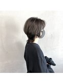 ウルフヘア×ハイライト×モノグレージュ
