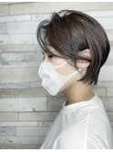 襟足長めショート