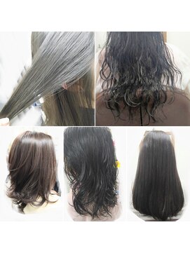 キスミー プラス(Kiss me +) ニュアンスパーマ、髪質改善