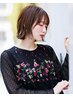 【全員】似合わせカット+透明感カラー　￥11990