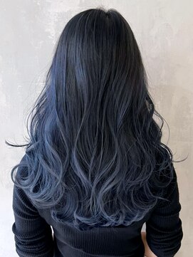 アイティーバイアルバム 下北沢店(IT by ALBUM) ブルーバレイヤージュ_アースカラーくびれヘアツートン_ba377063