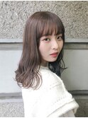 透明感カラー◯ミルクティーベージュ/天神大名髪質改善