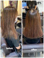 ビープライズ(Be PRIZE)&nbsp;ブリーチハイライトカラーとホームカラーのの繰り返しでダメージ