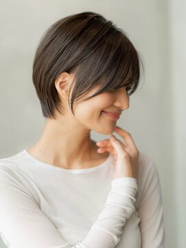 ケアリー 流山おおたかの森(Carelly) 大人かわいい前髪セシルカットココアブラウンフリンジウェーブ