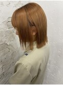 オレンジカラーパステルカラー池袋