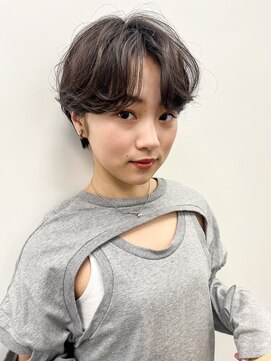 ガーランドギンザ(Garland Ginza) 大人可愛いハンサムショート毛流れパーマ