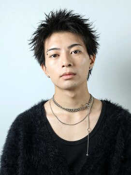 クロト 福岡本店(KUROT) 黒髪スパイキーショート