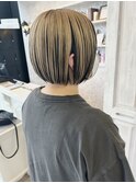 福山市美容師求人スタッフ募集中アンブレラカラーミニボブヘア