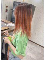 ヴェルム ヘア デザイン(Velum.HAIR DESIGN) ルーツオレンジカラー