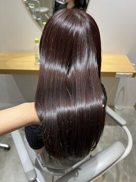 ナナシ(nanac) 【AZUKI】ブリーチなし艶カラー/ピンクヴァイオレット