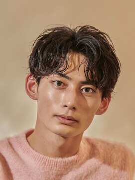 オーシャントーキョー(OCEAN TOKYO) メンズパーマツイスパ波巻きスパイラルマッシュセンターパート