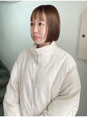 ミニボブ ベージュ ブリーチなし 【miku】