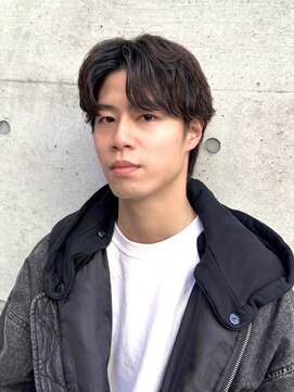 メンズフィール 心斎橋(MEN'S FEEL) ゆるふわシャドウセンターパートビジネス