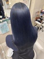 アヴァンス 深井店(AVANCE.) ネイビーブルー×髪質改善