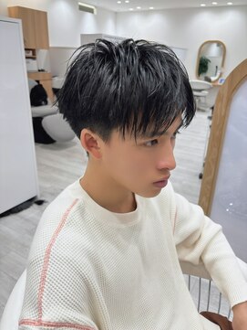 アドラーブル 駅南店(adorable) 無造作マッシュメンズショート☆ツーブロックアッシュブラウン