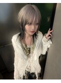 シャギーウルフボブウルフ中性ウルフ外ハネウルフカット