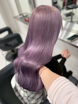 ベレーザシェルト(Beleza scelto) 13476艶髪ラベンダーパープル韓国風巻きラベンダーミルクティー