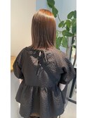 【オリーブベージュ】#透明感#艶カラー