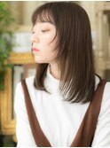■シースルーバング前下がりレイヤーカット314戸田公園10代20代