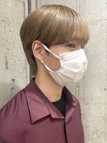 サンクマーケット 渋谷(cinq MARKET) オリーブベージュメンズミルクティーベージュシースルーマッシュ