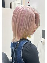 ワク 岡崎店(waku) ペールピンク×オーダーメイドカラー