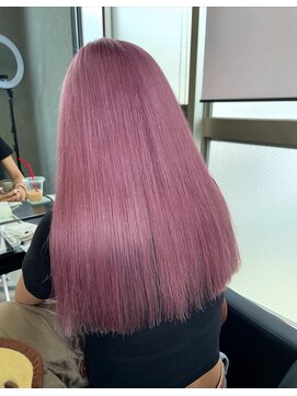 シエンゴールド(CIEN gold) ピンクラベンダー/ブリーチ/暖色カラー#浜松駅#カラー#ブリーチ