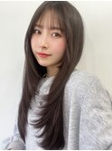 ざくざくレイヤーカット顔まわりレイヤー 髪質改善 渋谷表 参道