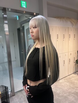 ラ ミュウ 八王子(LA.MIU) ハイトーン ブリーチ アッシュ　透明感【八王子/八王子駅北口】