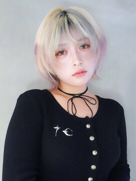 アルバム 渋谷パルコ(ALBUM) ミディアムボブくびれミディ前髪カット_F0855