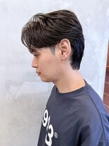 エリマバイフィフス 調布(elima by fifth)&nbsp;調布メンズパーマニュアンスパーマフェザーパーマセンターパート