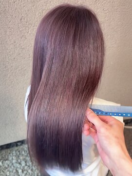 サラジュ 仁川店(SARAJU) 【Wカラー特化】森山担当 ブリーチあり×ラベンダーピンク