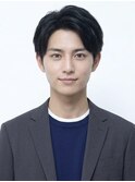 好印象な爽やかセンターパート