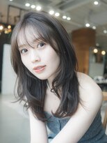 ザ シー 海老名(The C) レイヤーカット 顔周りカット グレージュ 透明感カラー