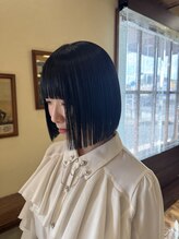 アルファレイズトロワ(alphareiz trois)&nbsp;艶髪カラー×ボブ