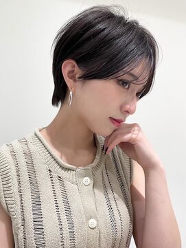 ゴカン バイ ジル ブラン 名古屋(Gokan by JIL BLAN) ハイライトバレイヤージュダブルカラーショートカット30代40代