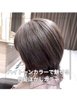 アッシュ 中山店(Ash)&nbsp;【家郷限定】ハイライトで魅せる白髪ぼかしカラー
