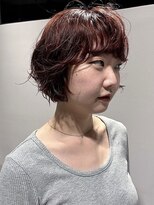 ナヌークカフラ(nanuk kafla)&nbsp;暖色ショートボブパーマ
