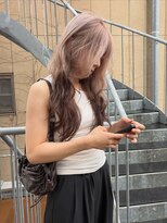 エムサロン 高崎あら町テラス(emusalon)&nbsp;[mayuki]ベージュ×ブラウン　女の子らしい色味