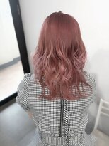 リグ 横浜(Lig.) ピンクラベンダーピンクヘアーブリーチダブルカラーハイトーン