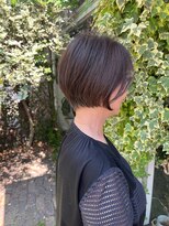 クリーク ボイス ヘアー 東原店(CLIQUE voice hair)&nbsp;ナチュラルショートボブ/レイヤーカット/大人ショート